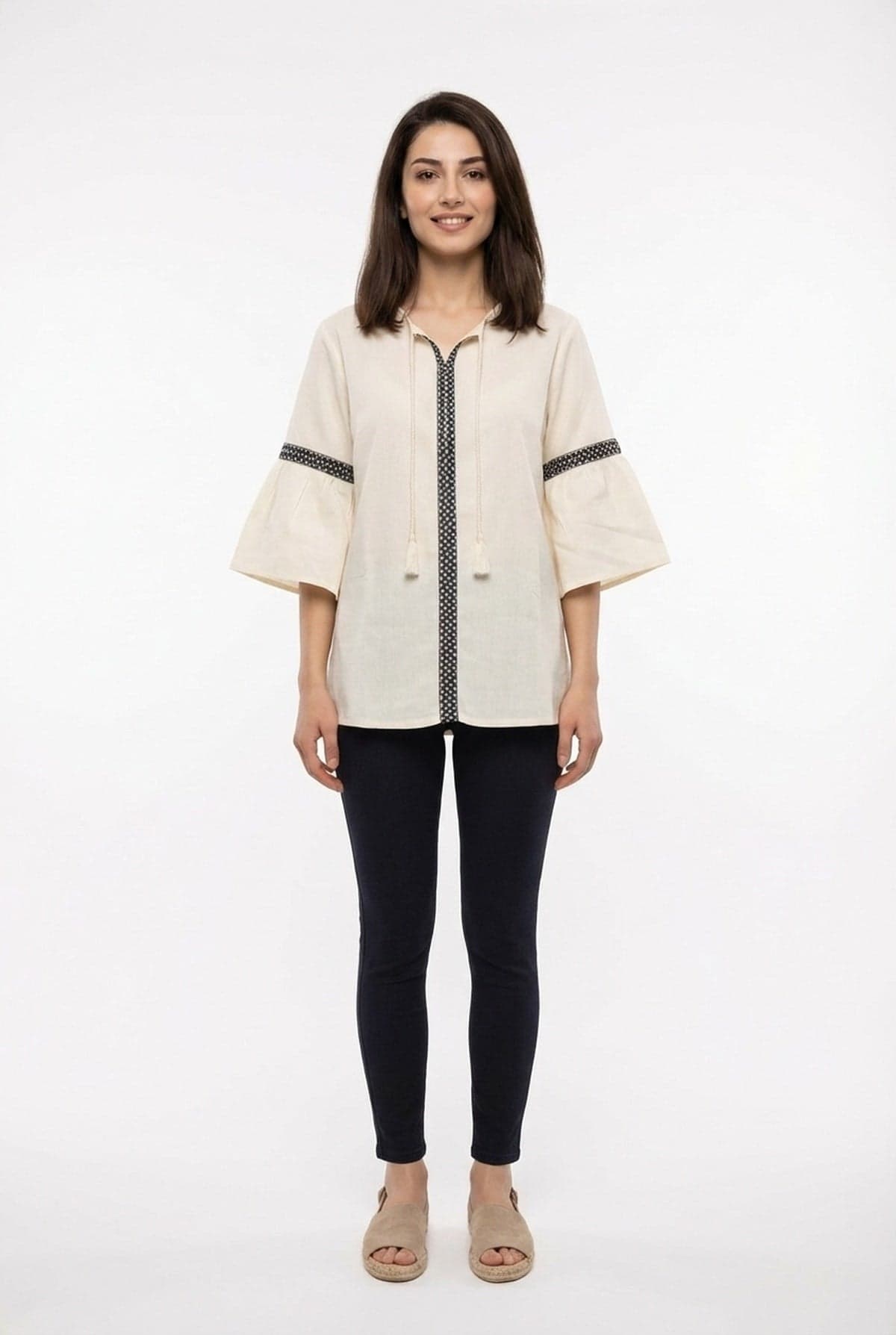 Dicle Short Sleeve Blouse