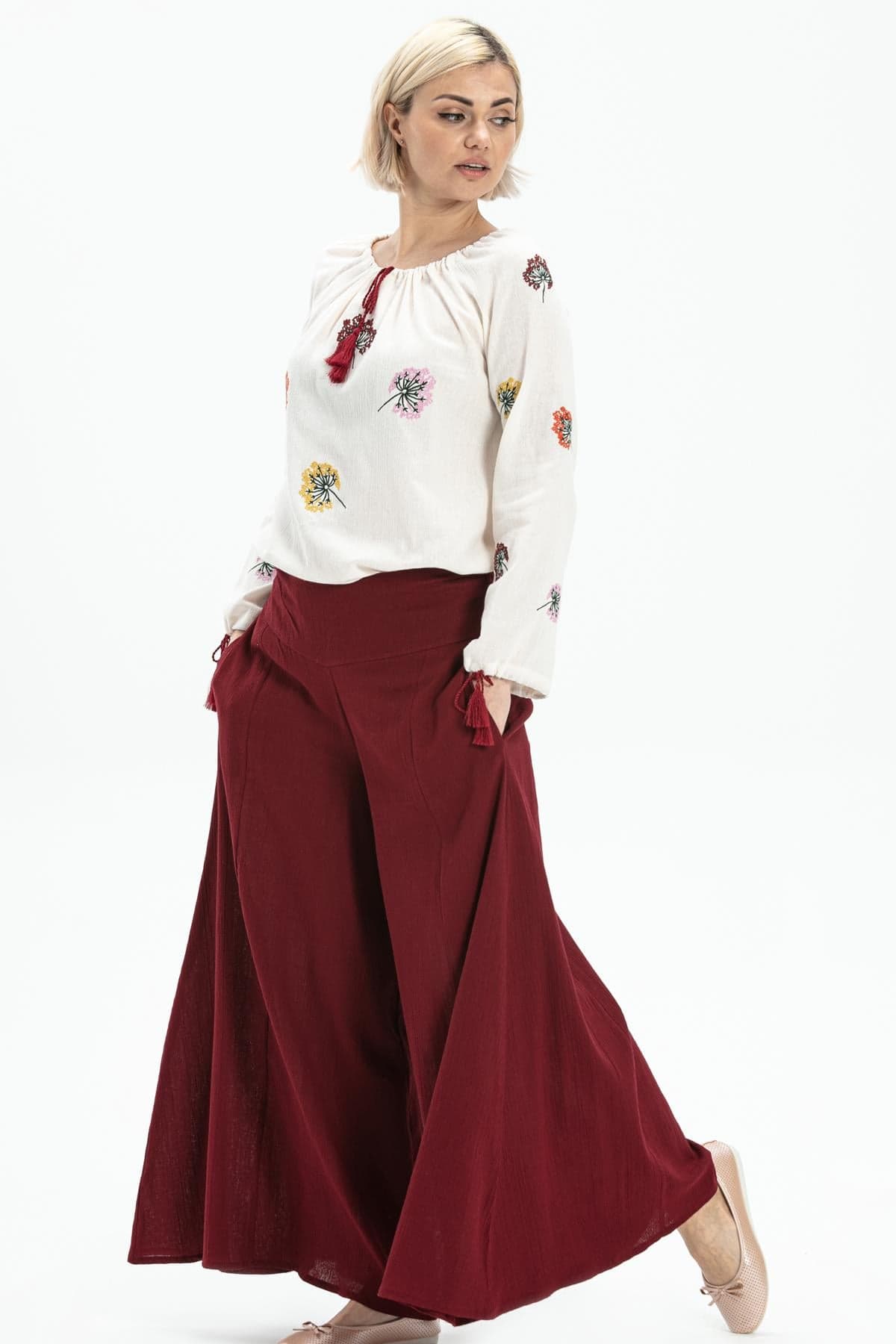 Wide-Leg Trousers