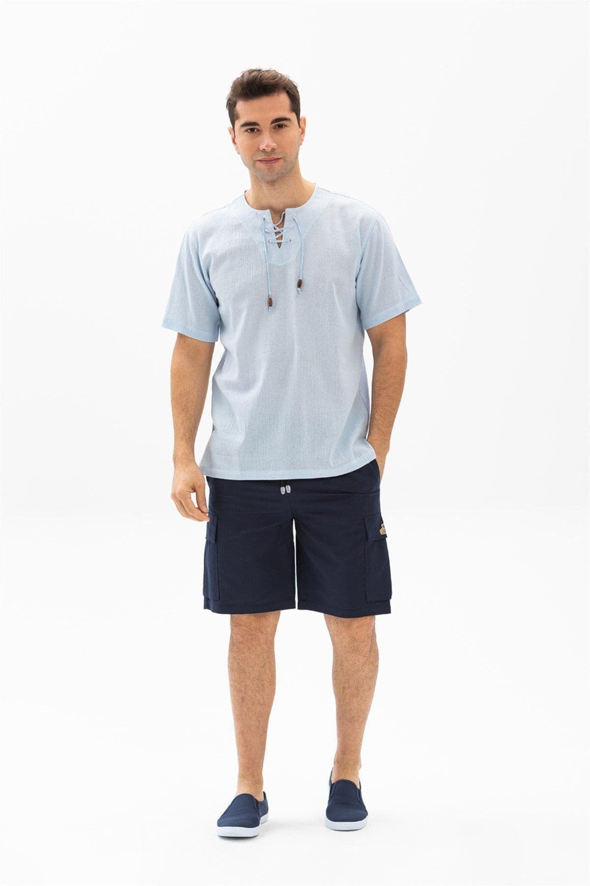 Snap Detail Plus Size Short Sleeve T-Shirt