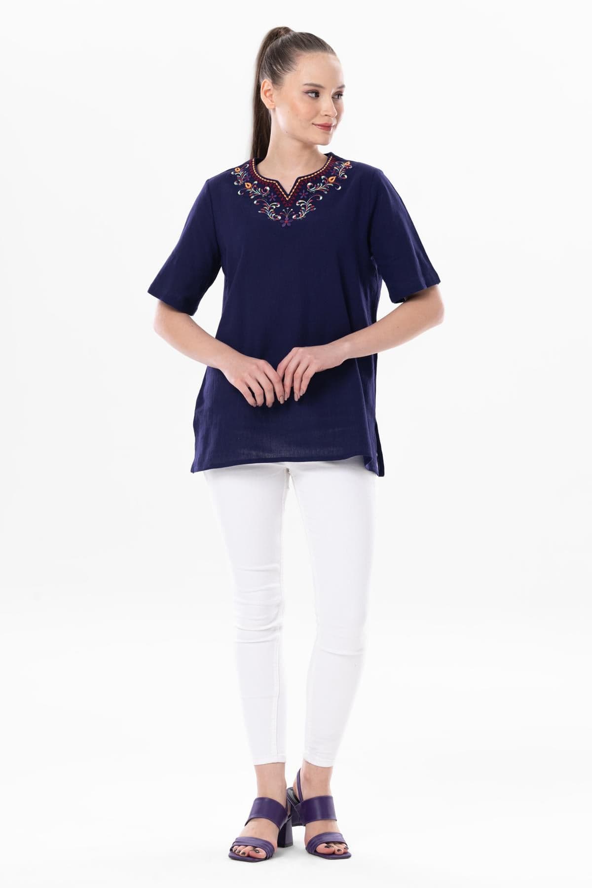 Gökkuşağı Short Sleeve Blouse