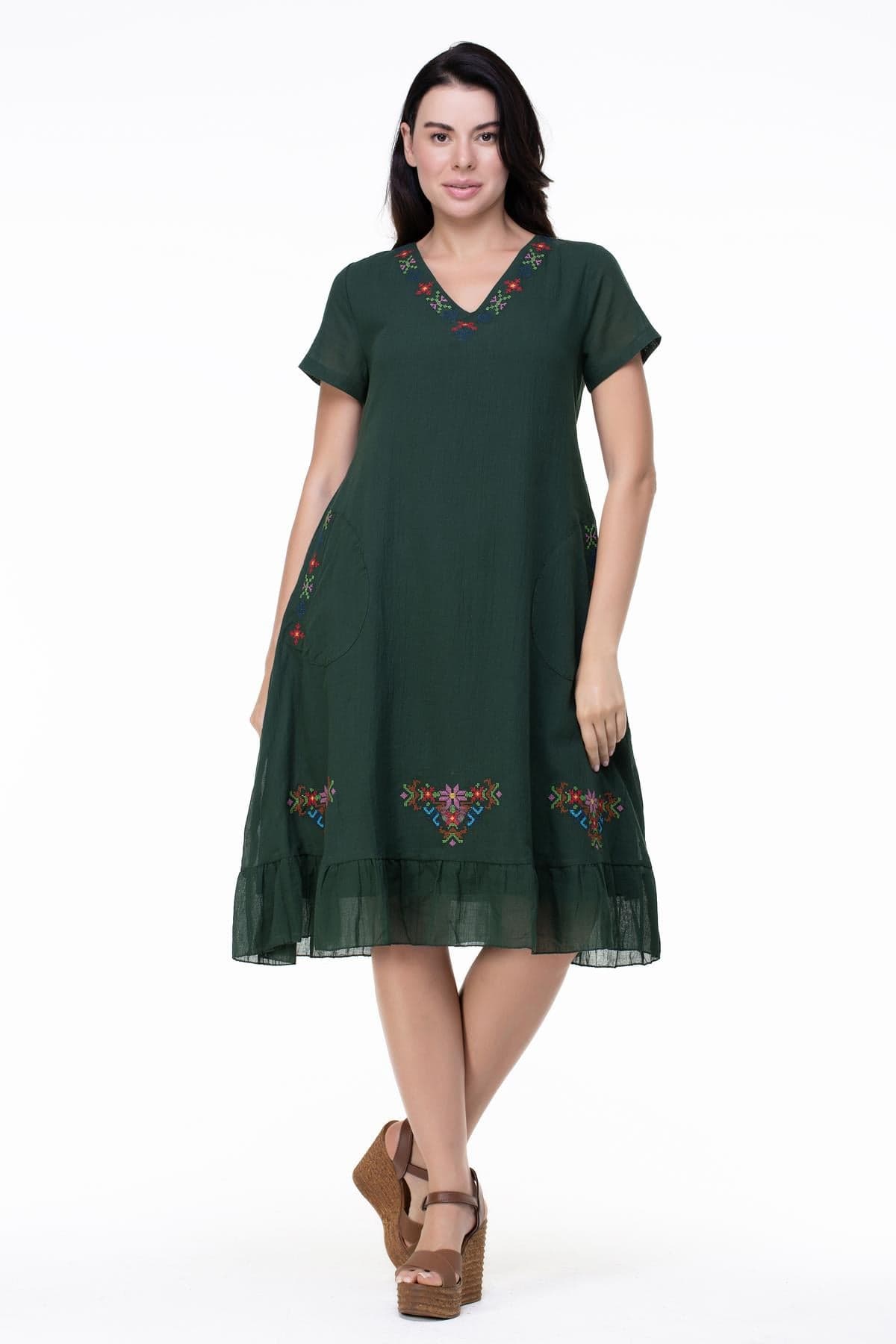 Mehtap Short Sleeve Dress