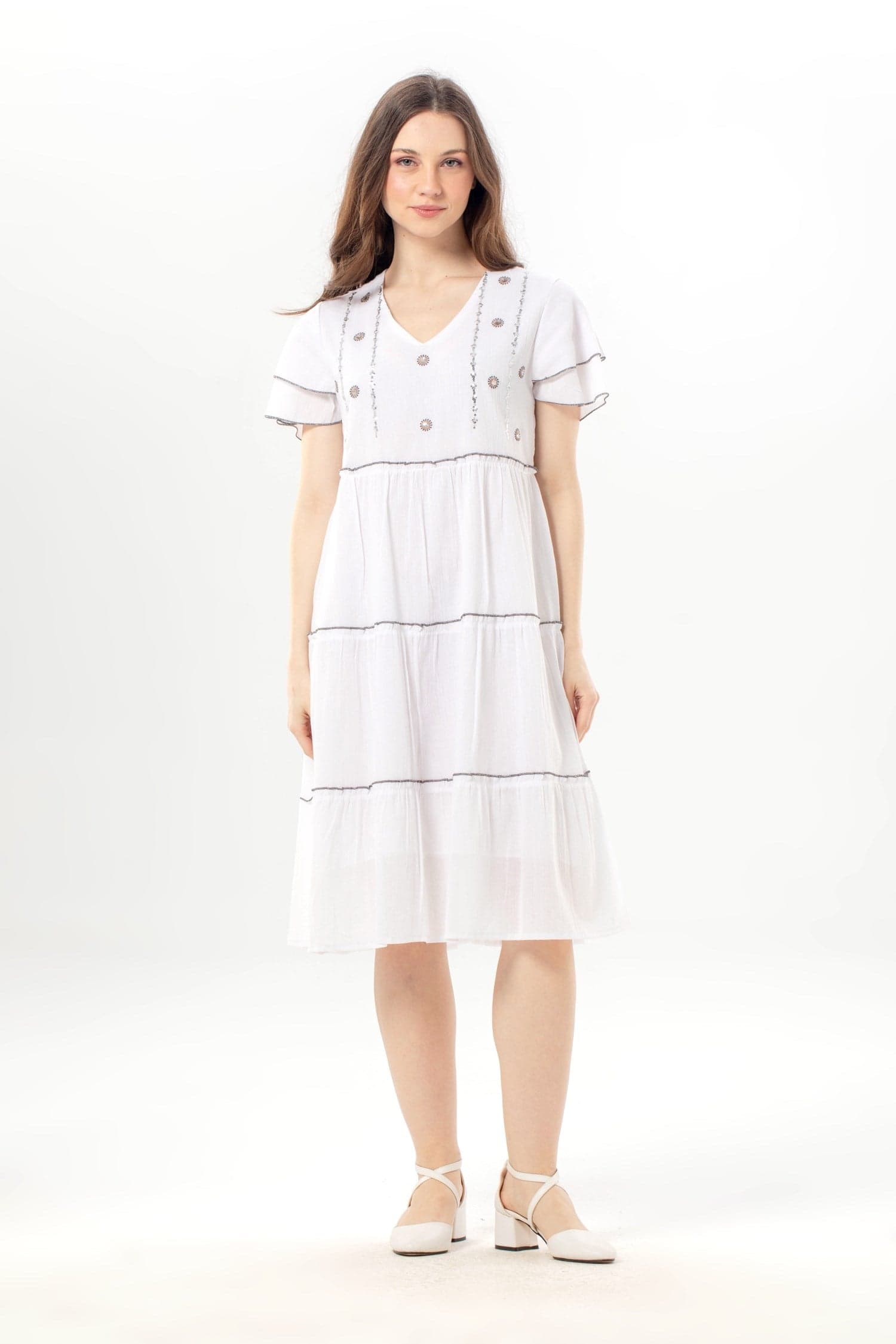 Işıl Short Sleeve Dress