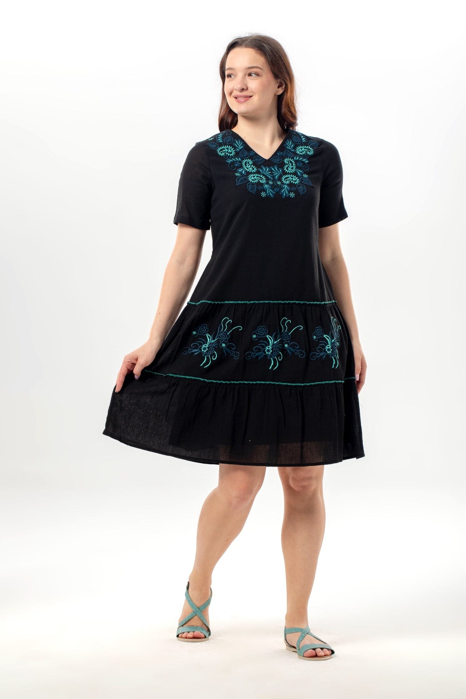 Venedik Short Sleeve Dress