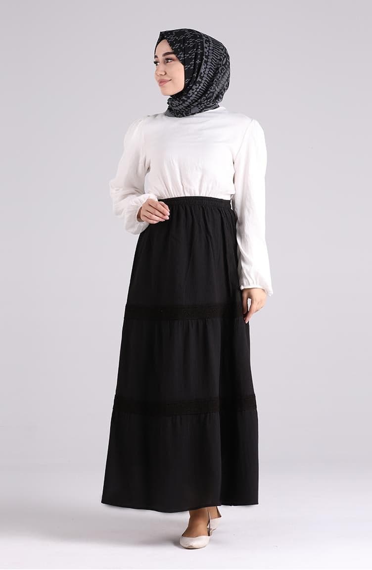 Long Lace Skirt