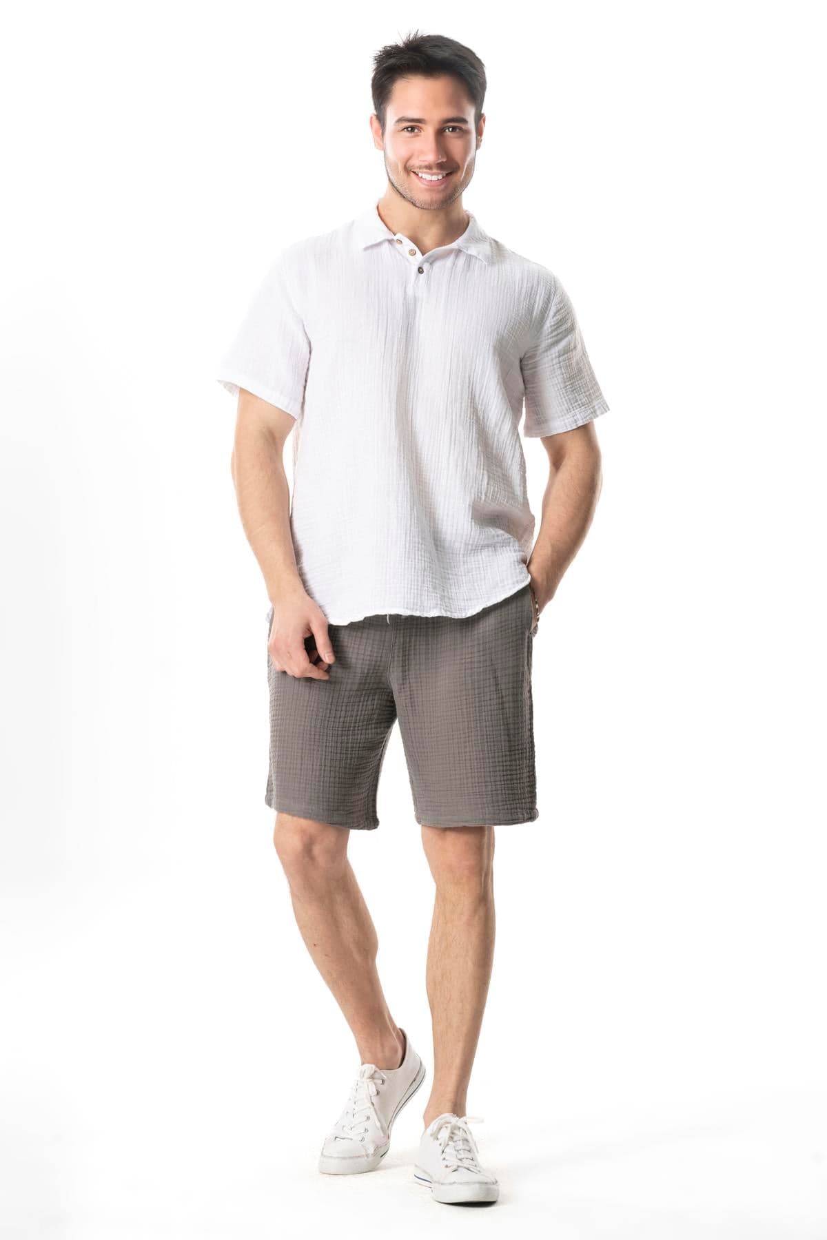Musselin-Shorts Multi