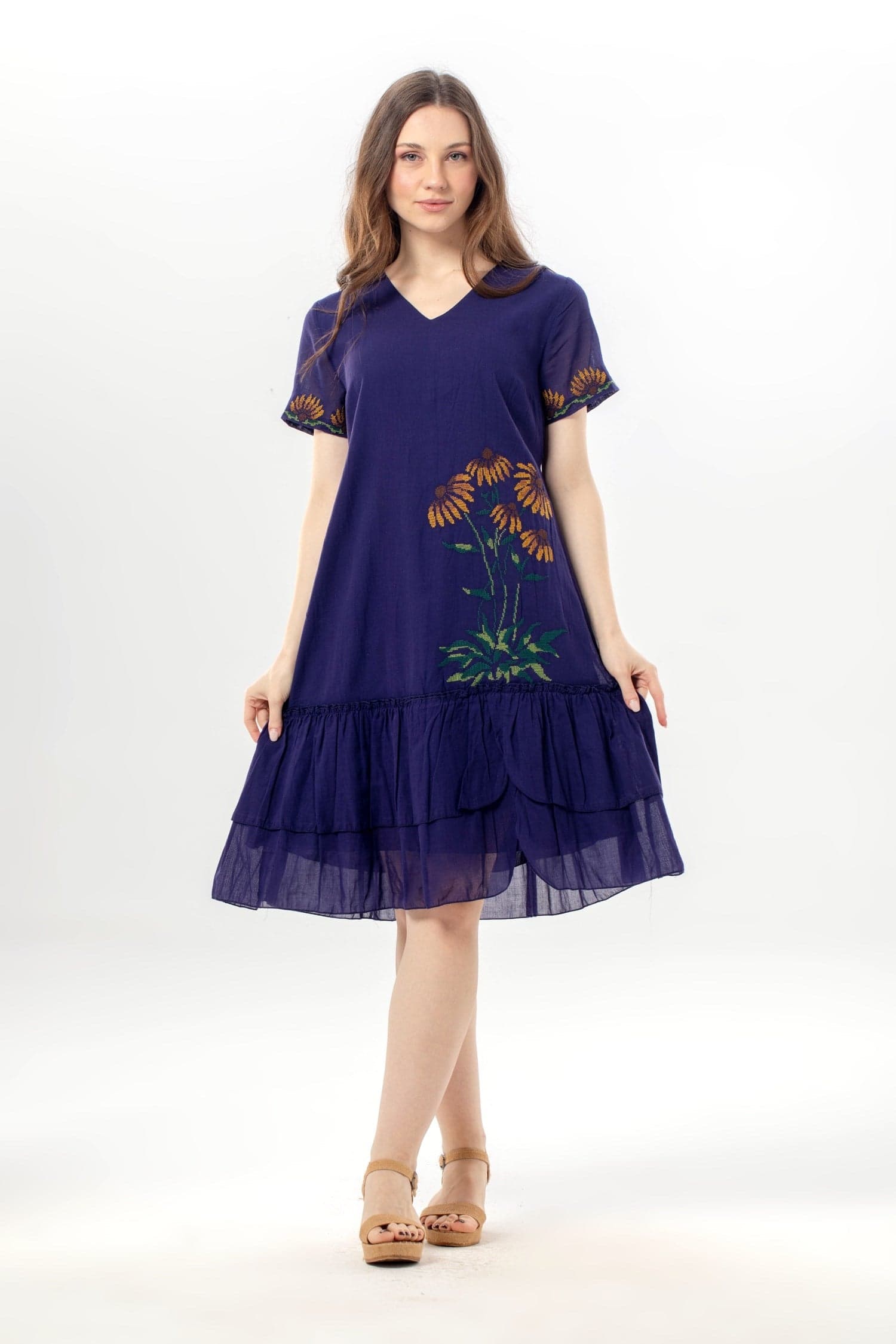 Dilek Short Sleeve Dress