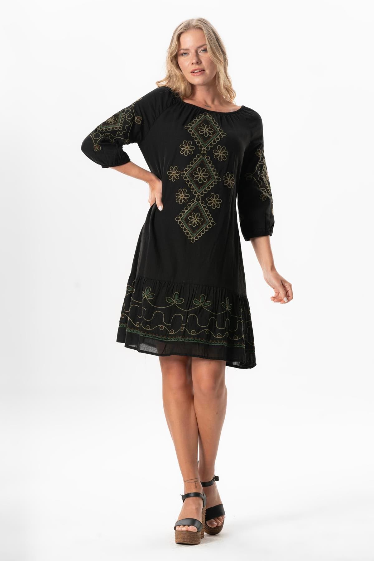 Yeşim Long Sleeve Dress