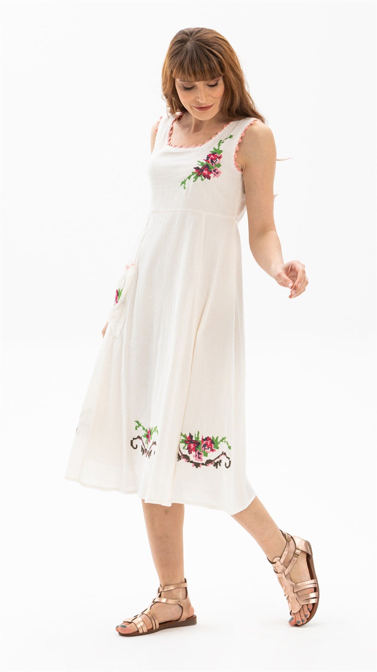 Burçak Sleeveless Dress