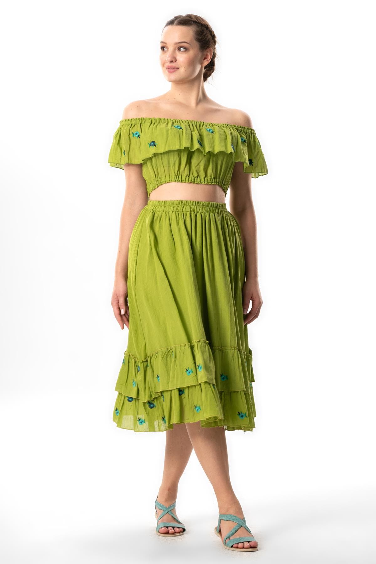 Lavinya Embroidered Skirt