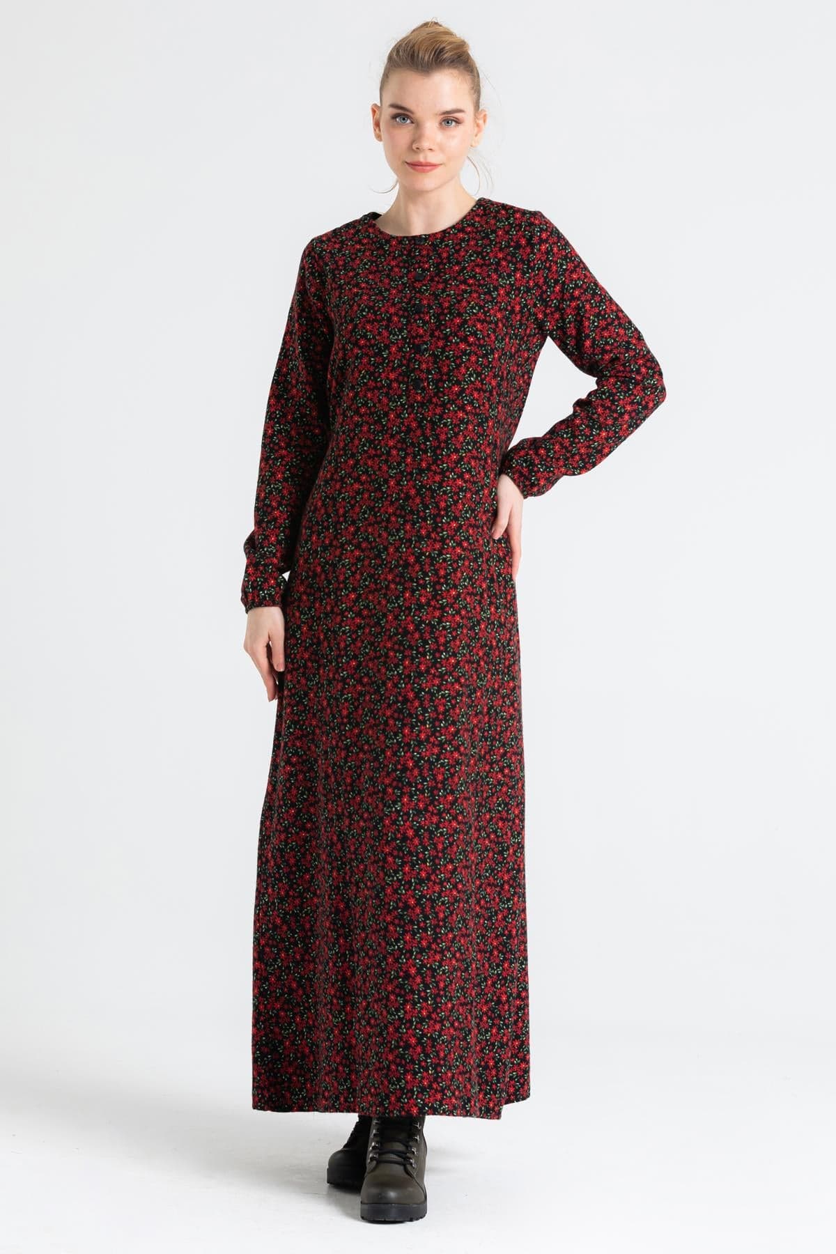 Nurcan Flannel Dress