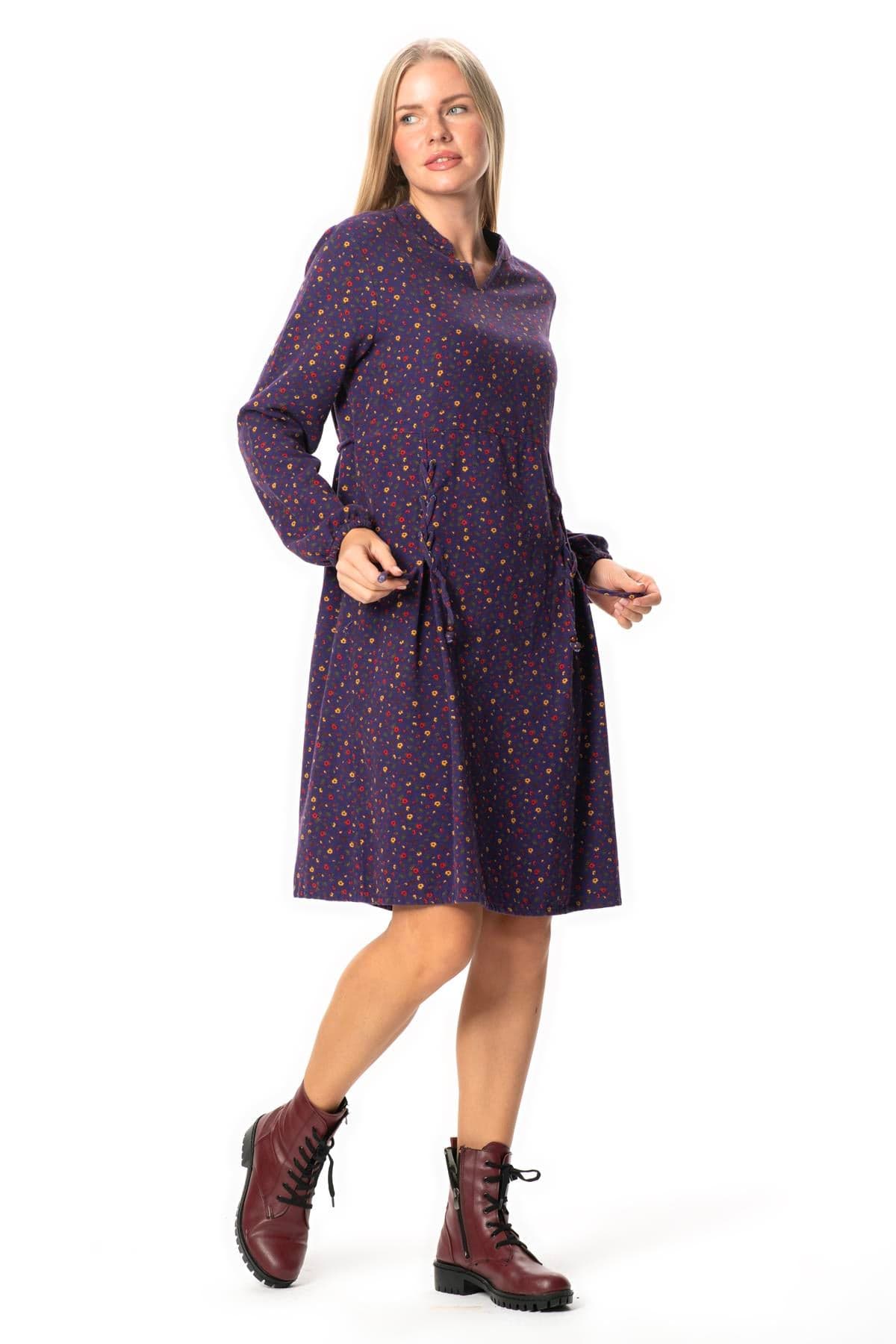 Fahriye Flannel Dress