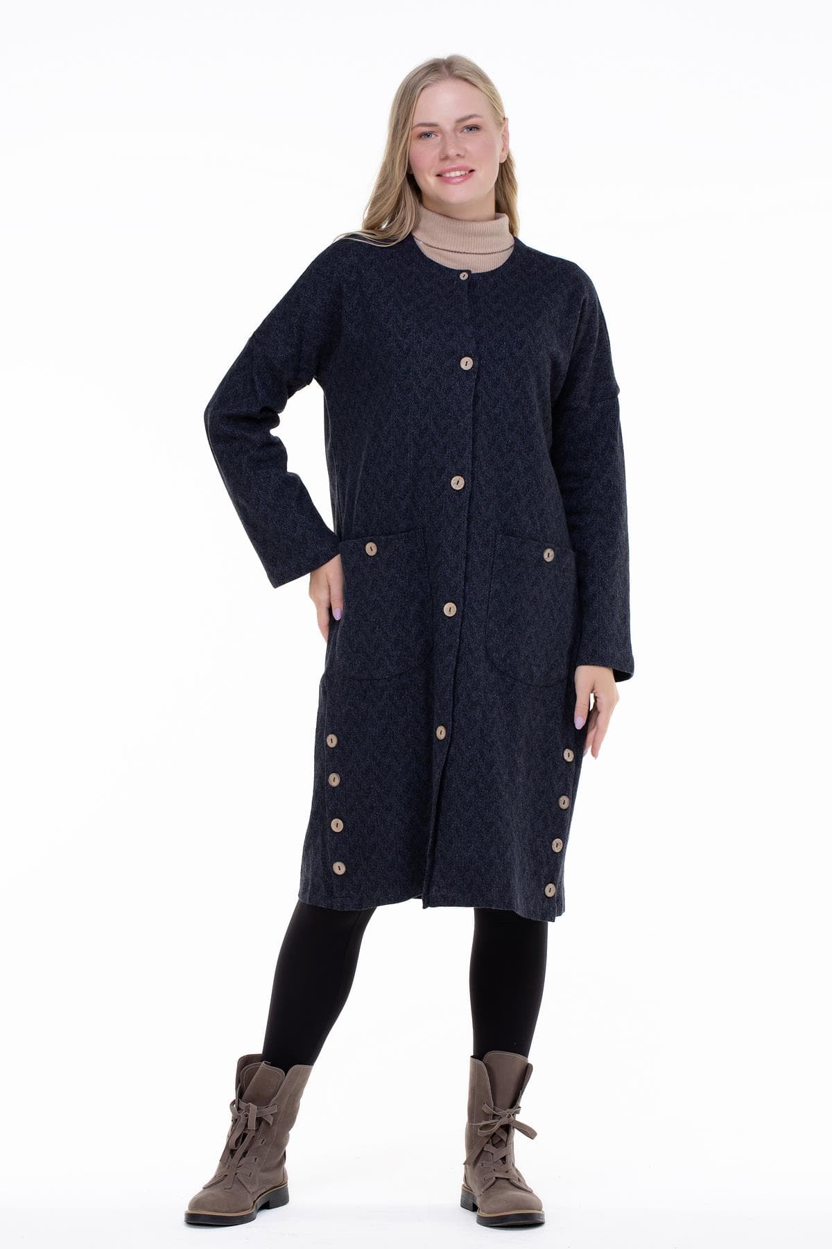 Kore Interlock-Longjacke, Fischgrat
