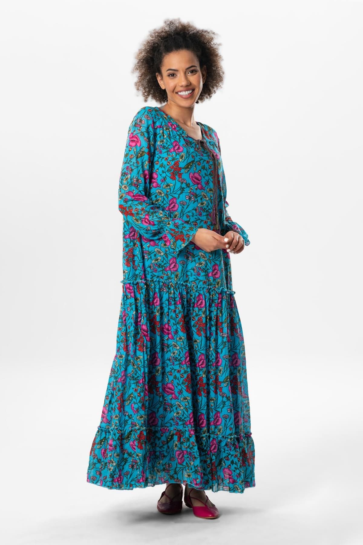 Gonca Dress – Poppy Print