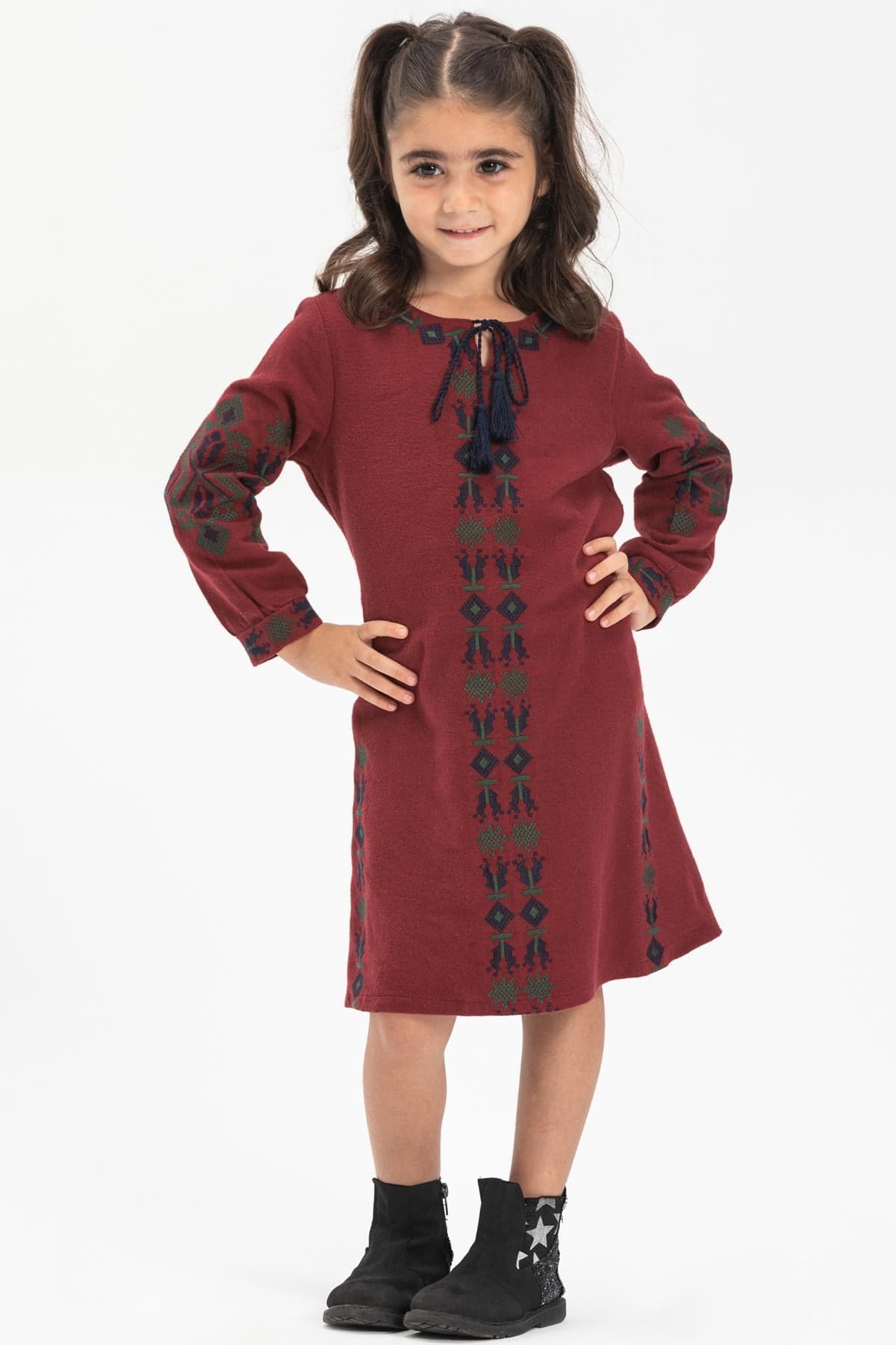Mahur Flanell-Kinderkleid