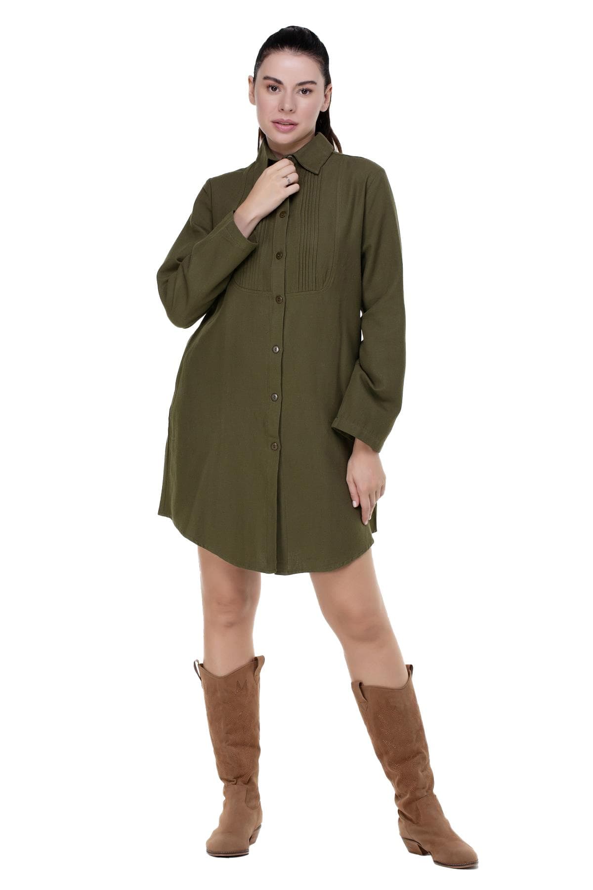 Nuray Printed Flannel Tunic