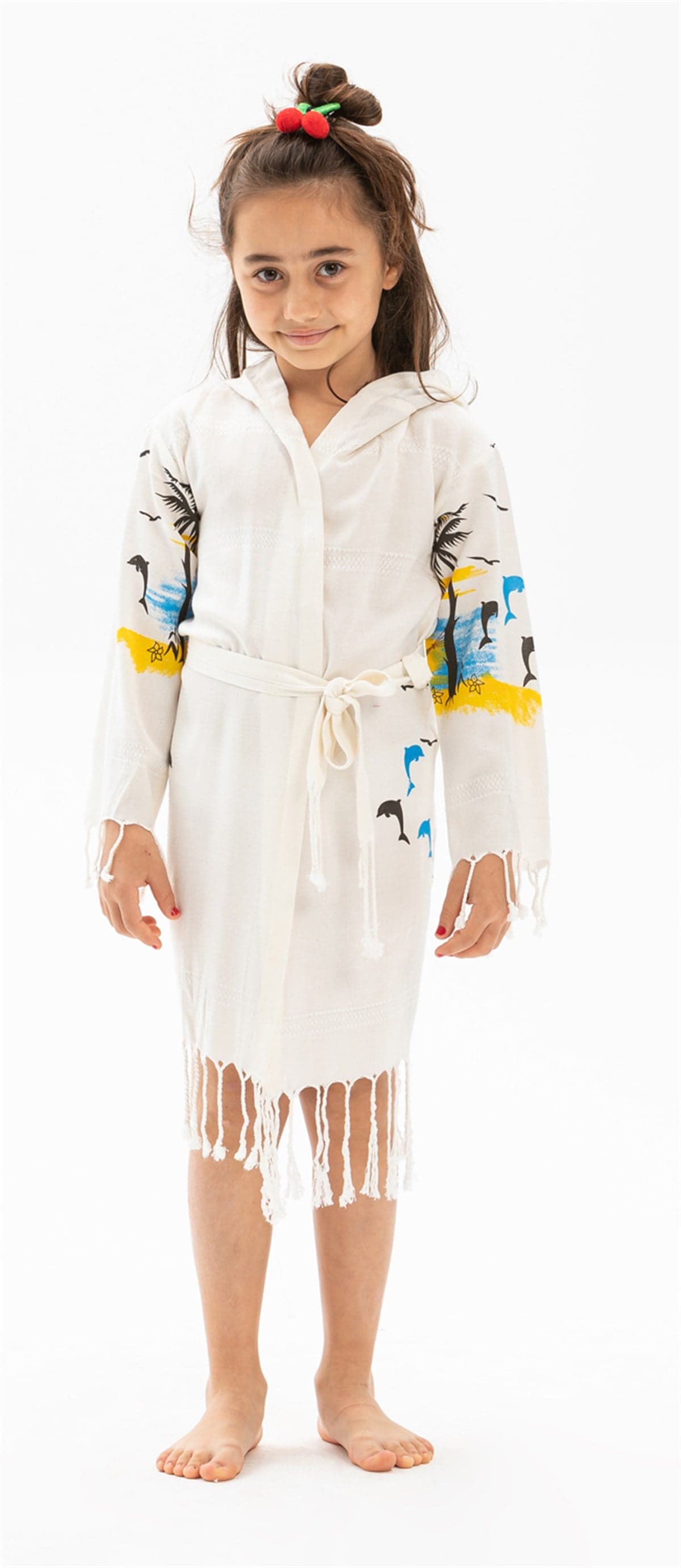 Kids' Sun Print Bathrobe
